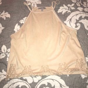 SUEDE TOP